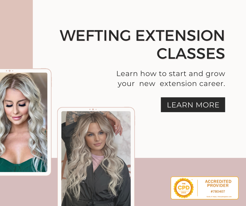 HAIR EXTENSION WEFTING CLASSES- WINTER 2024
